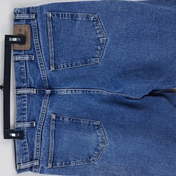 Wrangler med dark wash dad jorts summer casual size 38 inseam 10 shorts - Picture 2 of 5